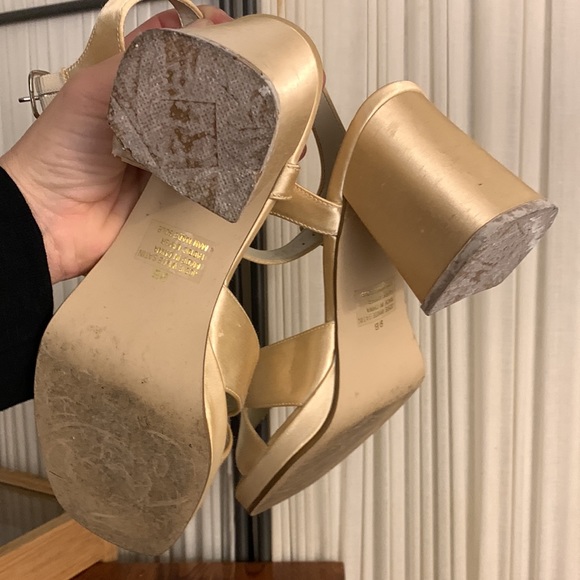 Satin Strappy 3” Platform Heels / $10 BUNDLE ITEM - Picture 2 of 5